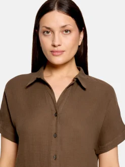 Betty Barclay Damen Schlupfbluse in braun