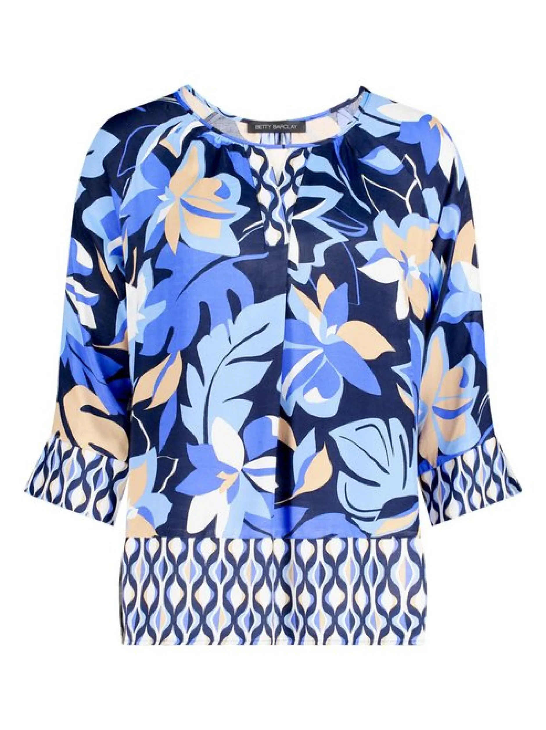 Betty Barclay Damen Schlupfbluse in blau