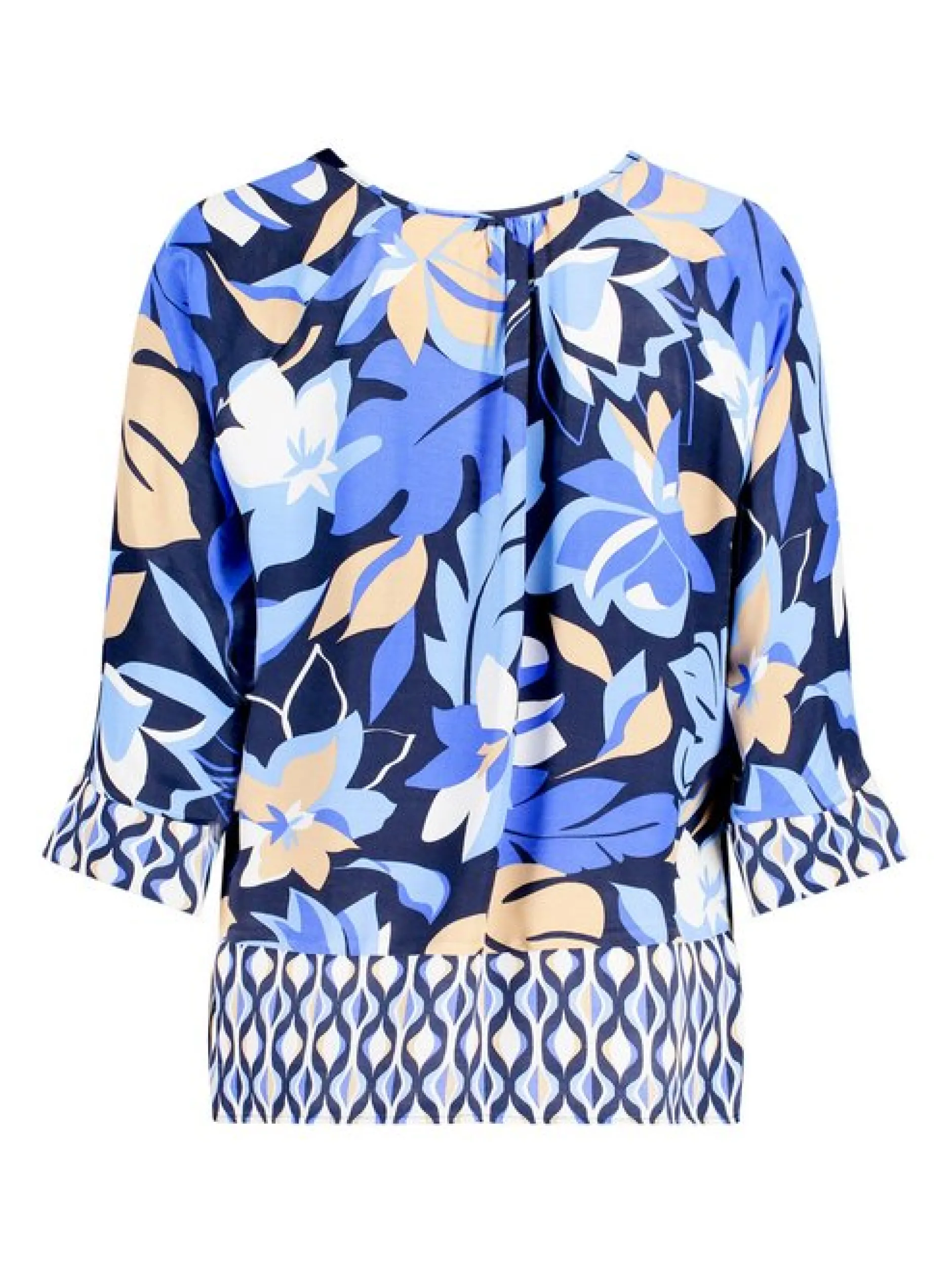 Betty Barclay Damen Schlupfbluse in blau