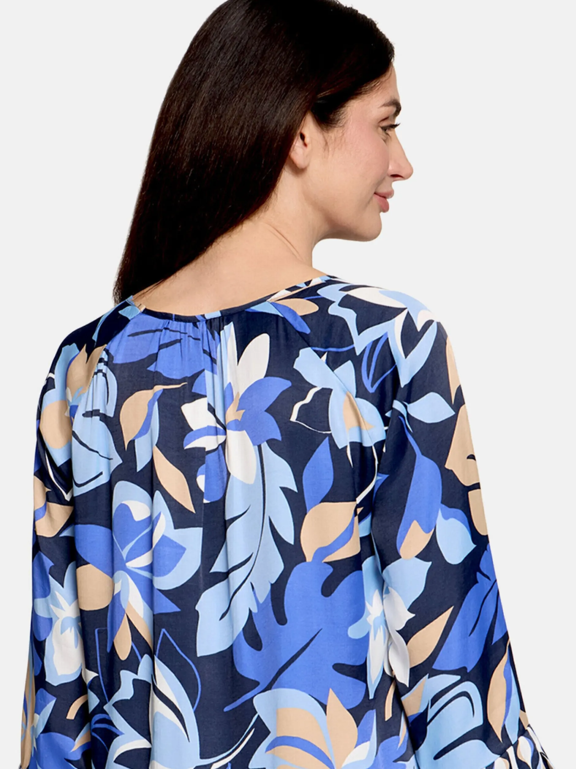 Betty Barclay Damen Schlupfbluse in blau
