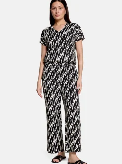 Betty Barclay Damen Shirt in schwarz mehrfarbig