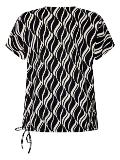 Betty Barclay Damen Shirt in schwarz mehrfarbig
