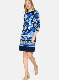 Betty Barclay Damen Shirtkleid in blau