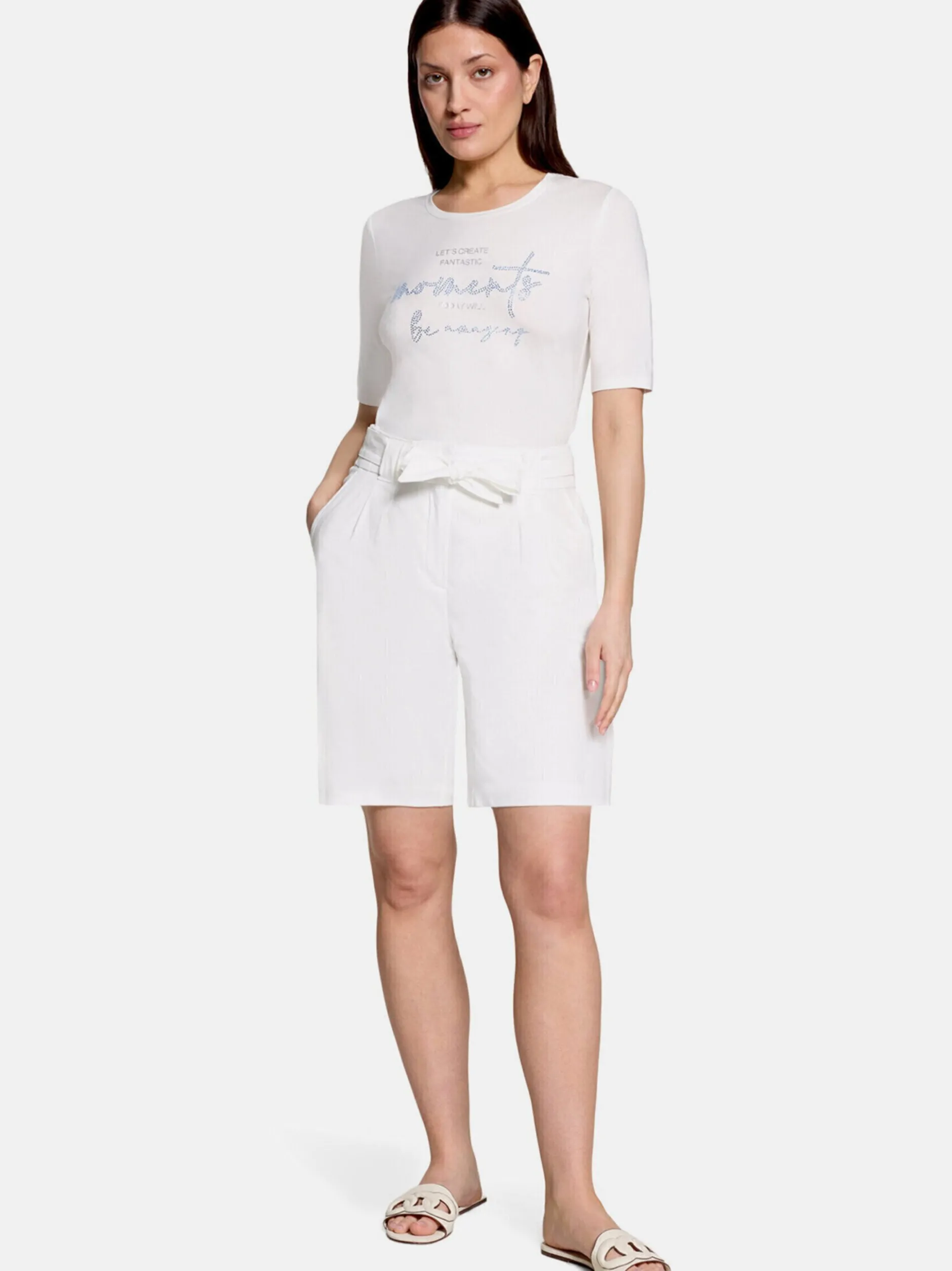 Betty Barclay Damen Shorts in weiß