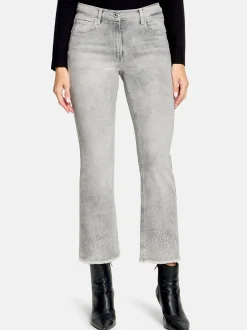 Betty Barclay Damen Slim Fit-Hose in grau