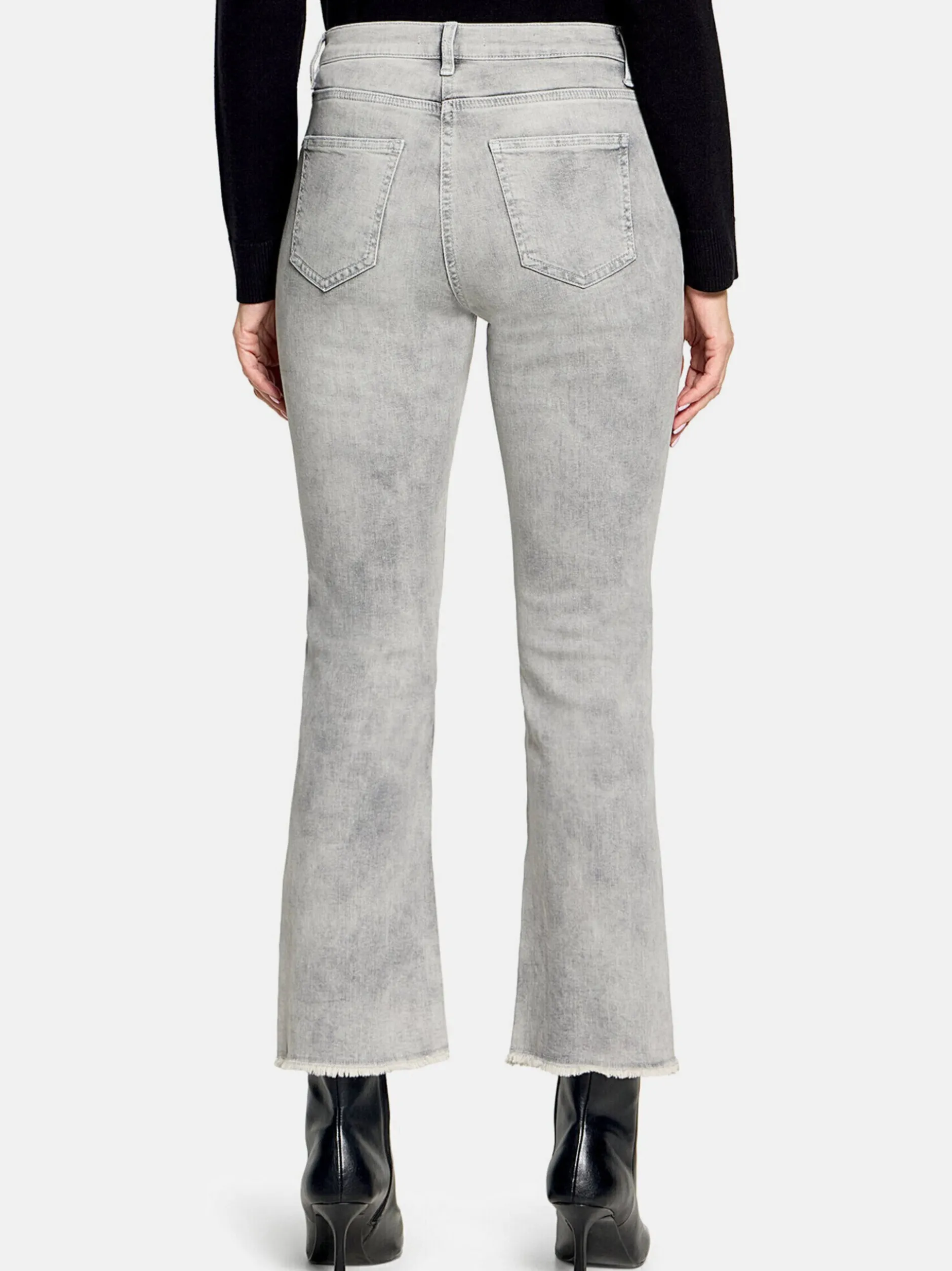 Betty Barclay Damen Slim Fit-Hose in grau