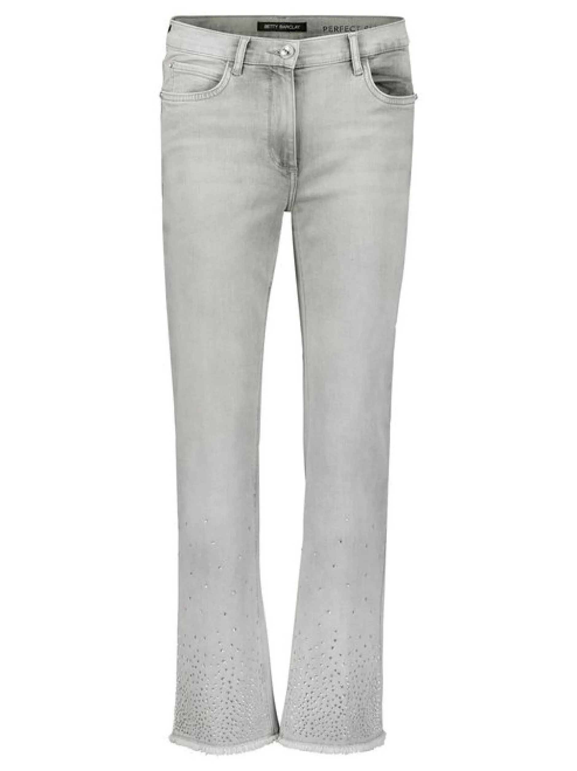 Betty Barclay Damen Slim Fit-Hose in grau