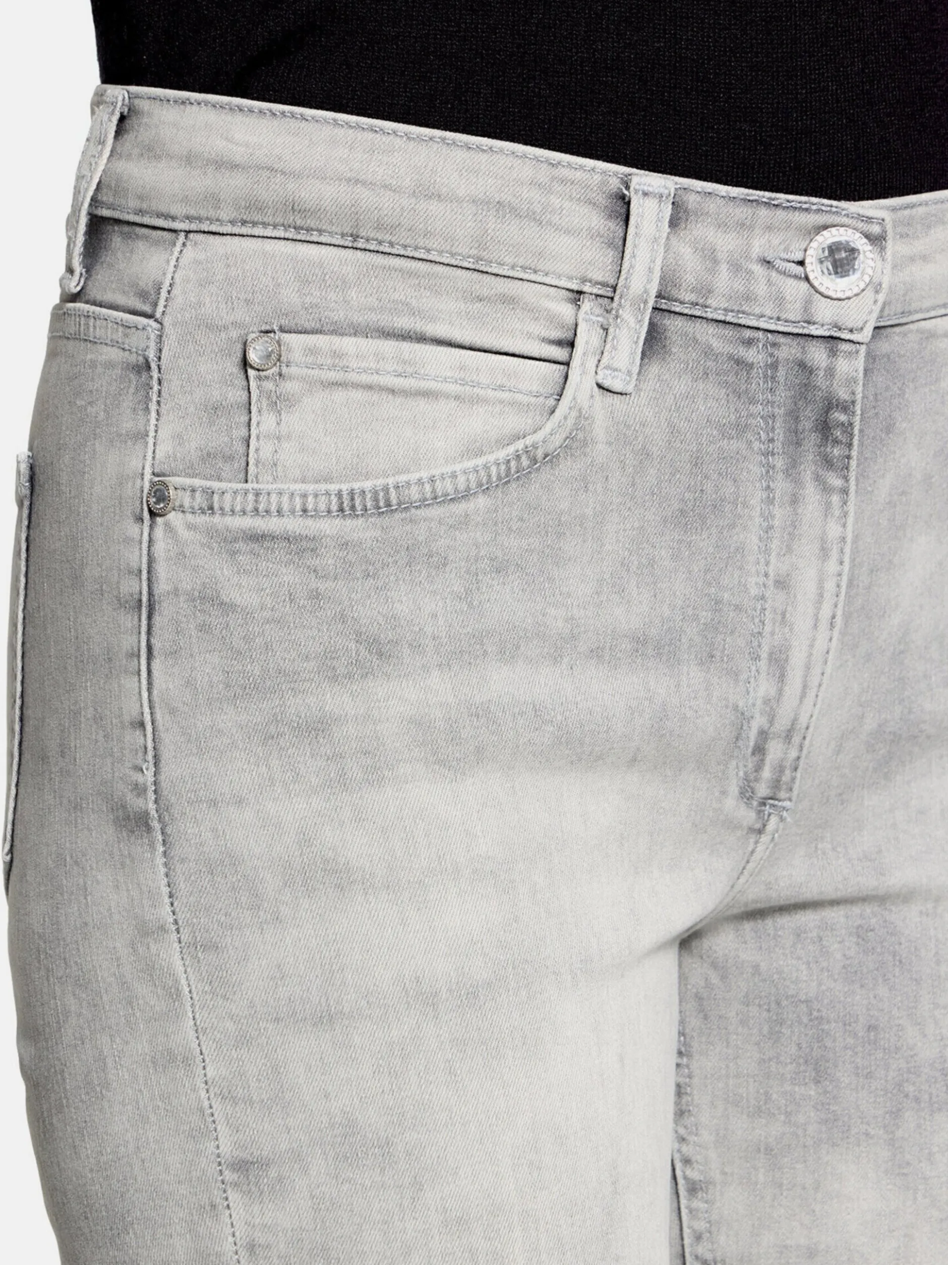Betty Barclay Damen Slim Fit-Hose in grau