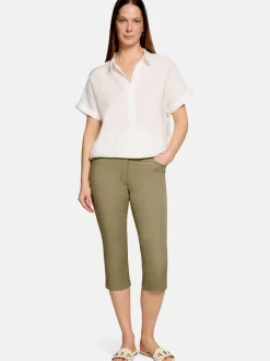 Betty Barclay Damen Sommerhose in khaki