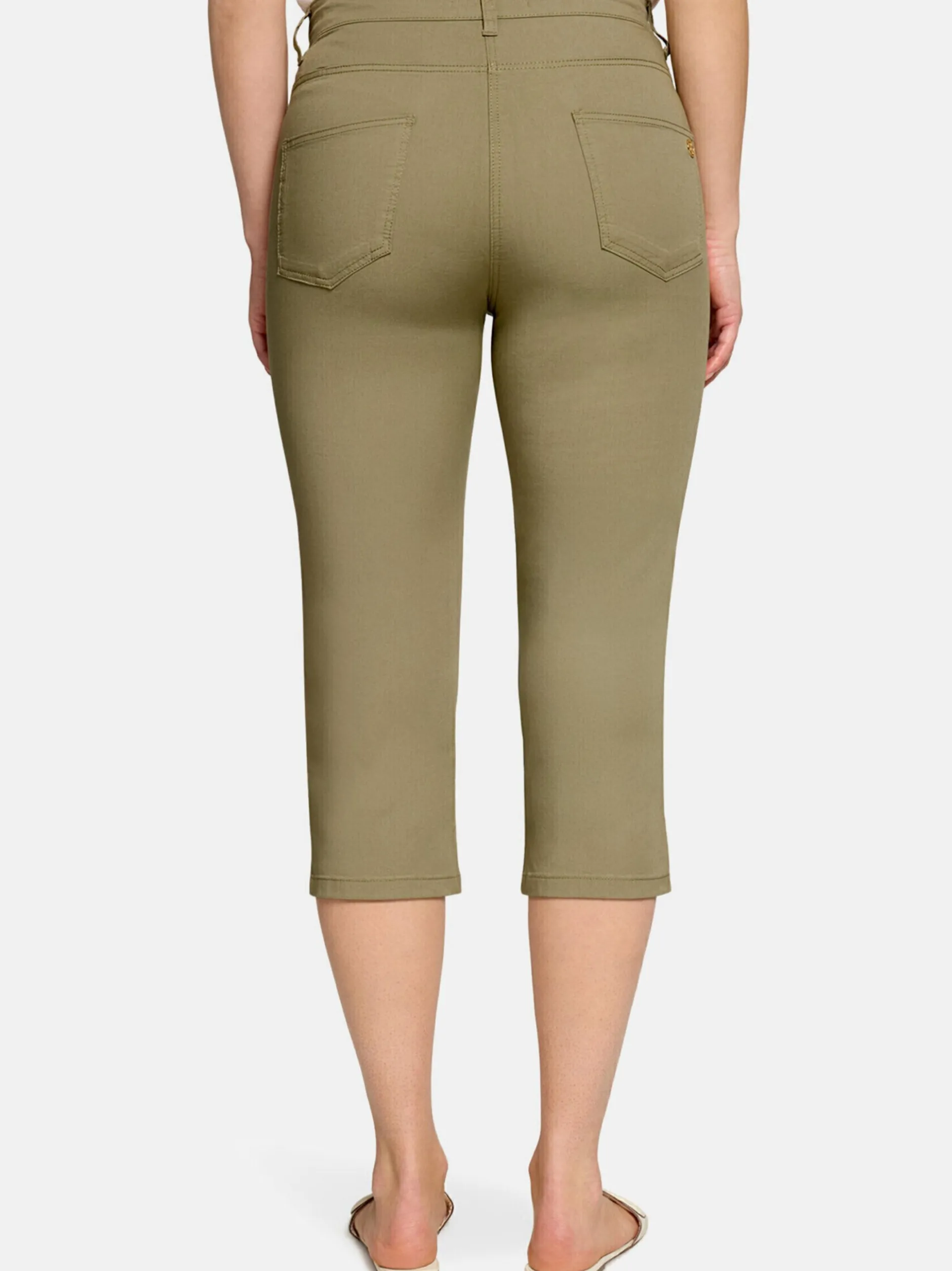 Betty Barclay Damen Sommerhose in khaki