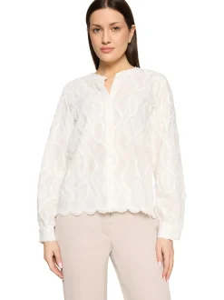Betty Barclay Damen Spitzenbluse in weiß