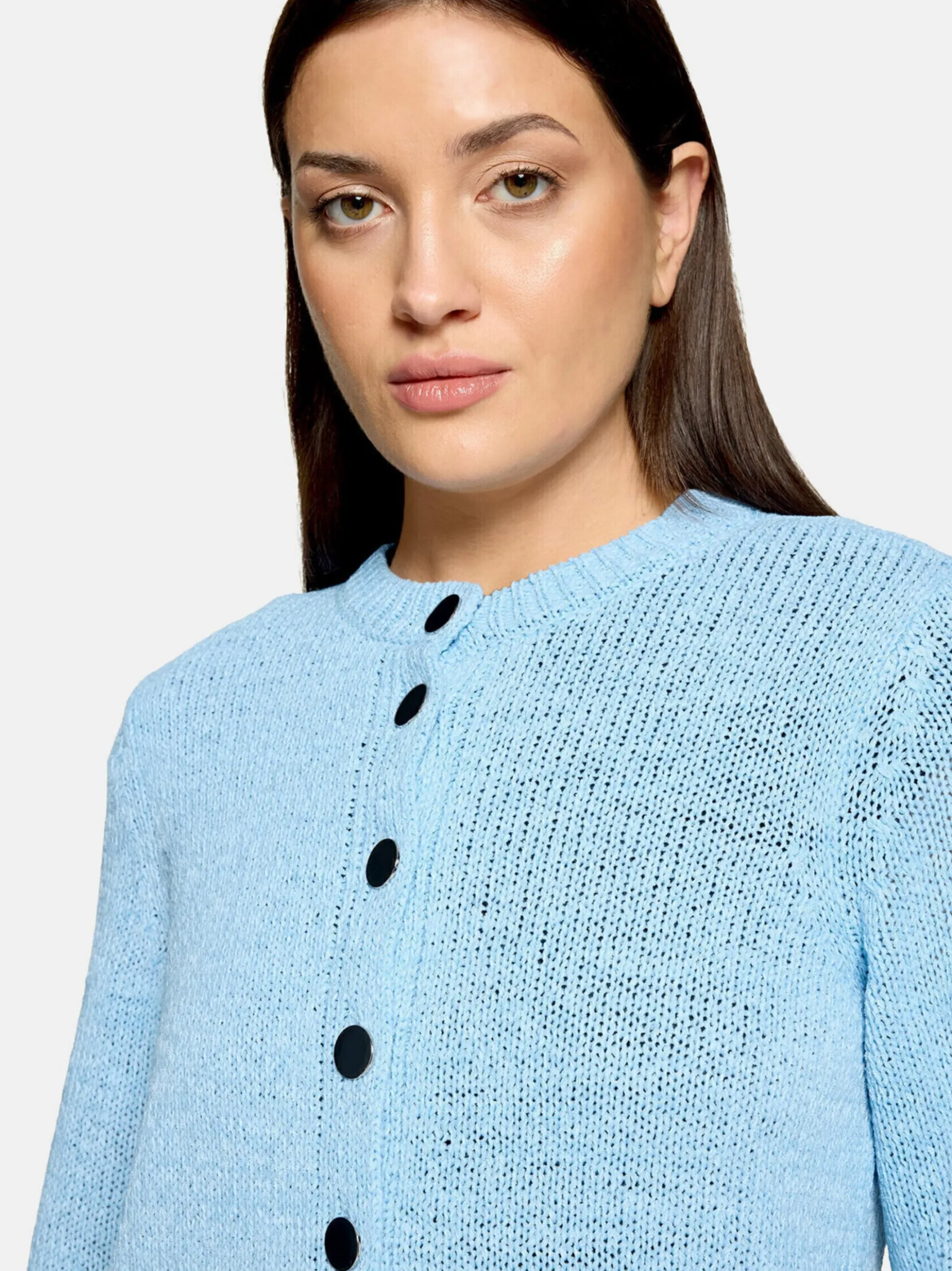 Betty Barclay Damen Strickjacke in hellblau