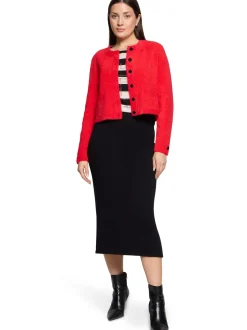 Betty Barclay Damen Strickjacke in rot - Ärmel: langarm