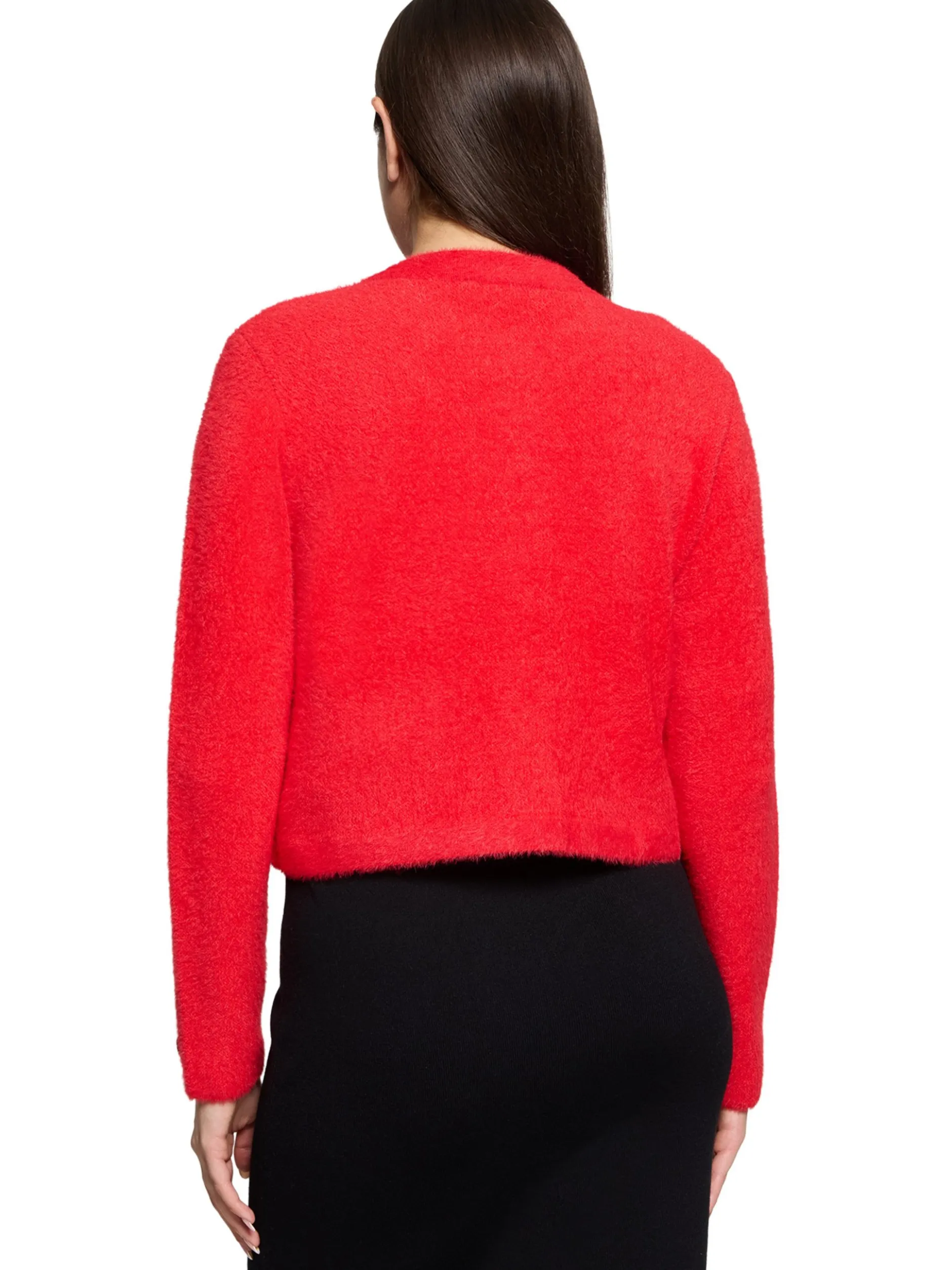 Betty Barclay Damen Strickjacke in rot - Ärmel: langarm