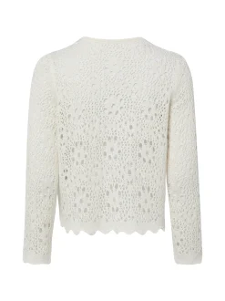 Betty Barclay Damen Strickjacke in ecru