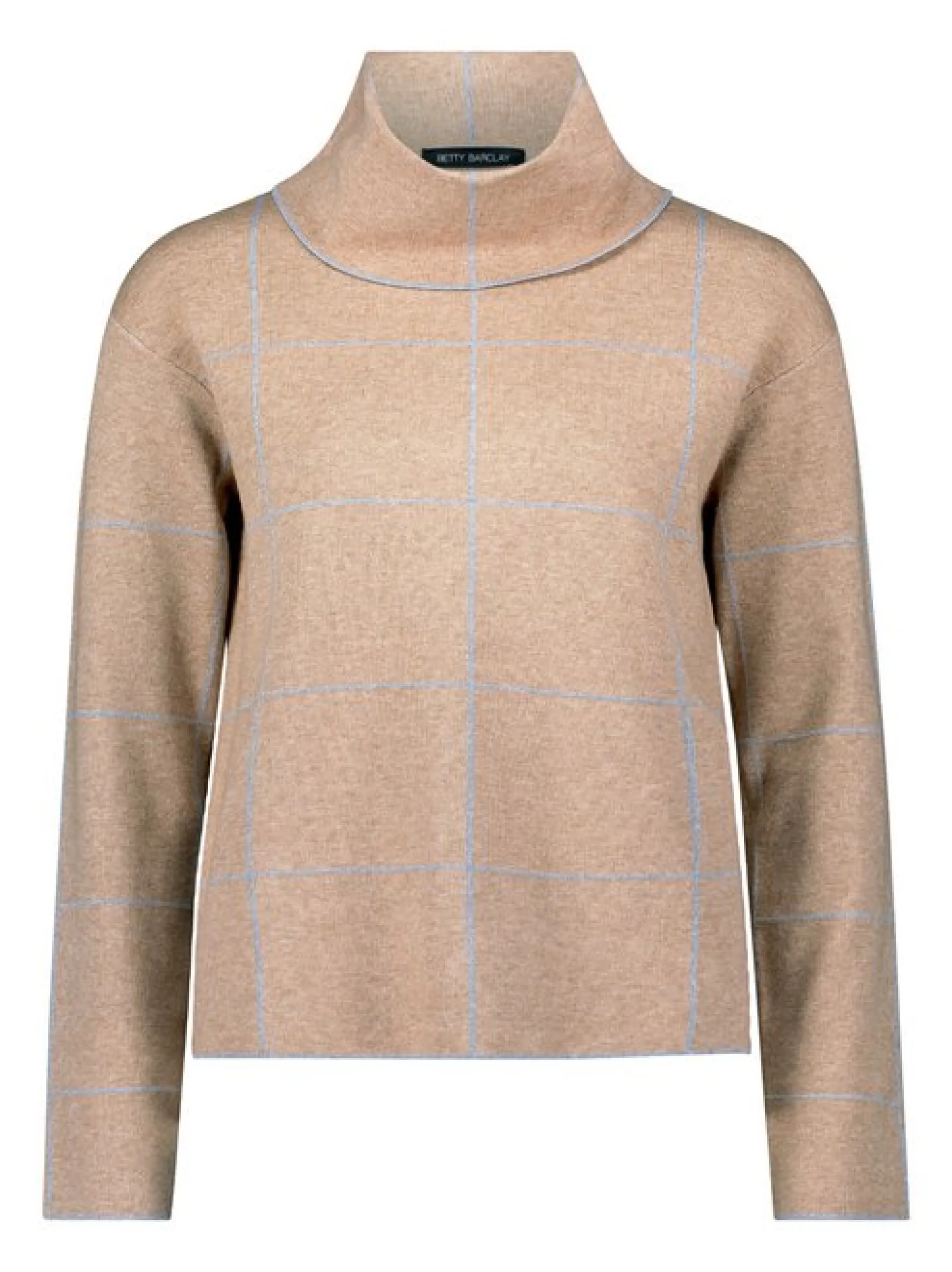 Betty Barclay Damen Strickpullover in beige grau