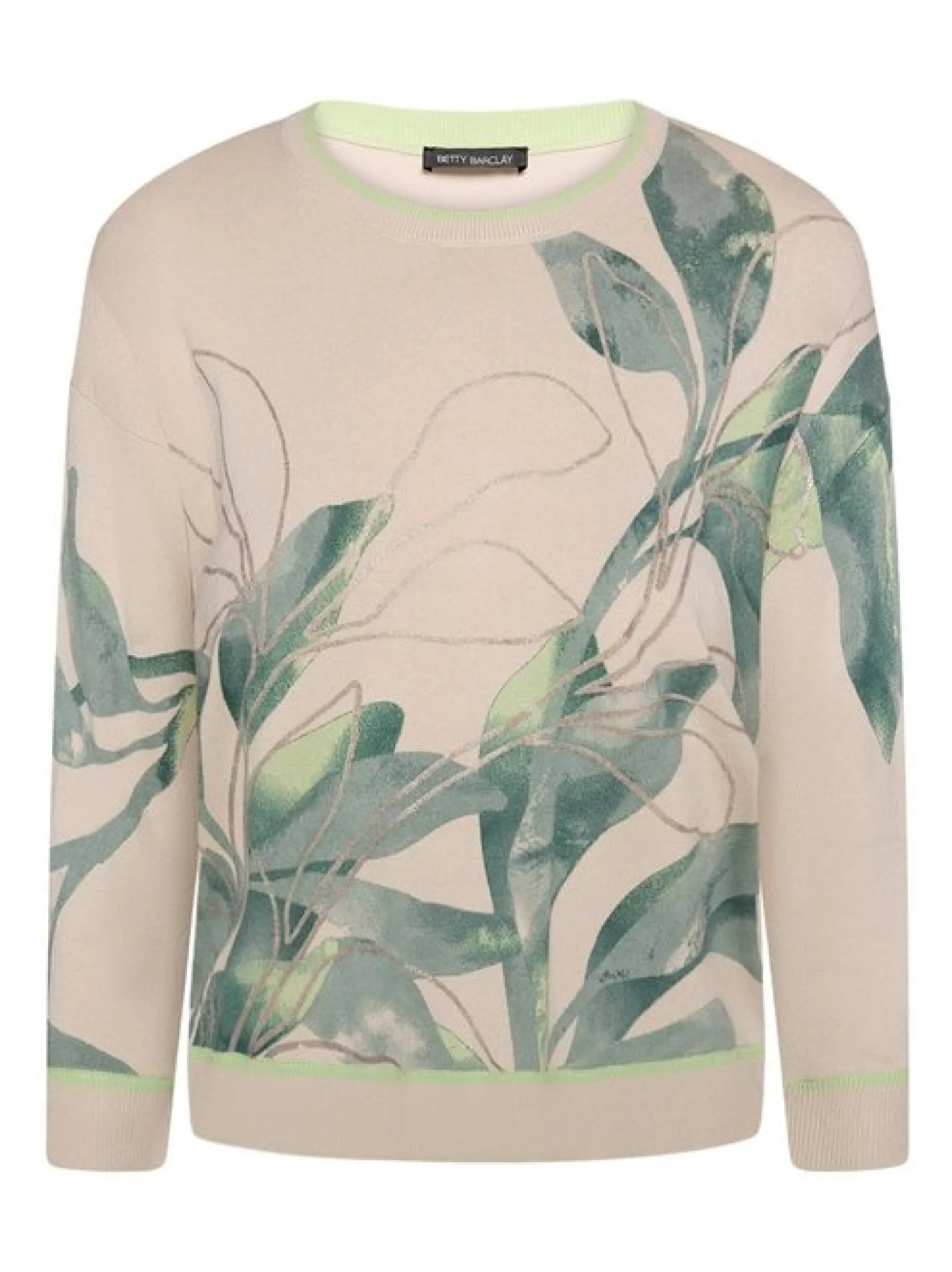 Betty Barclay Damen Strickpullover in taupe