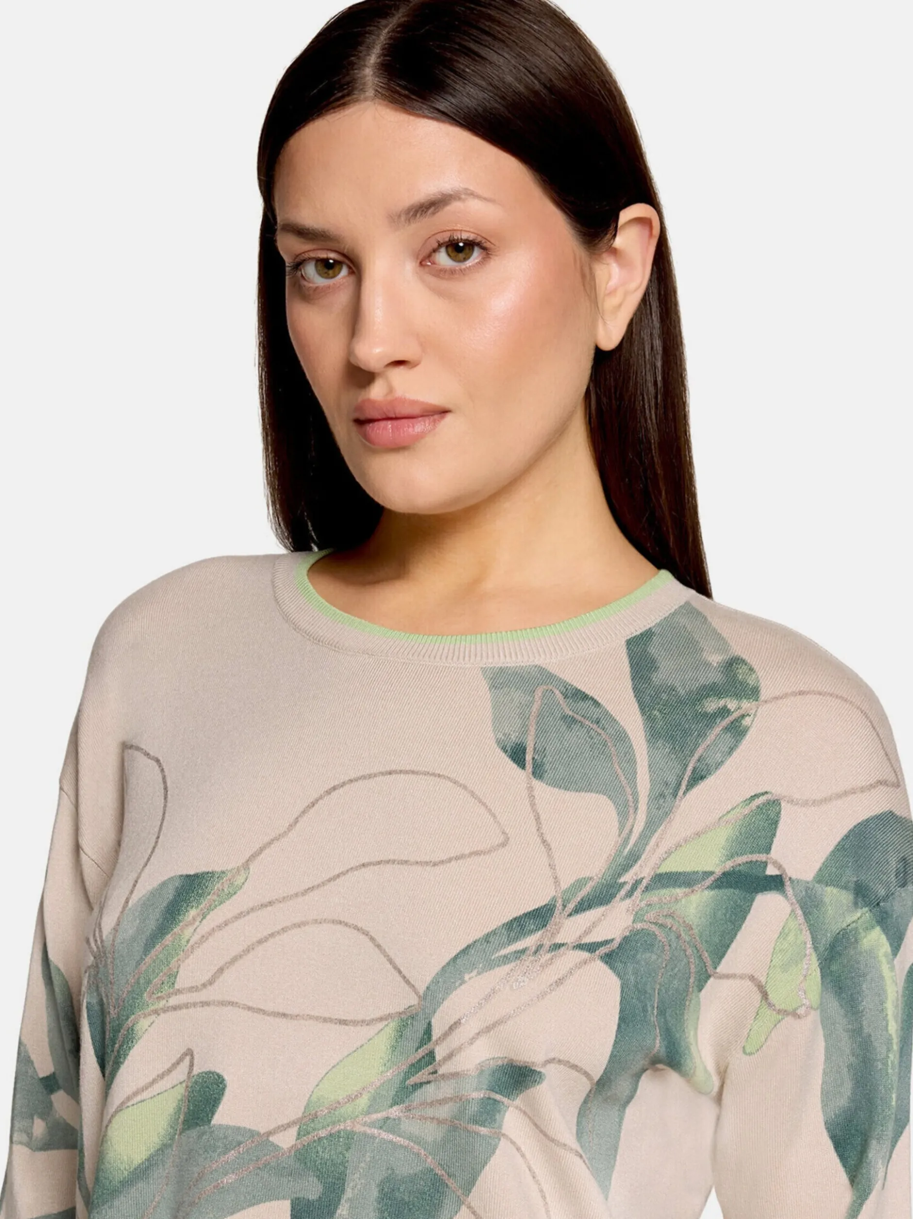 Betty Barclay Damen Strickpullover in taupe