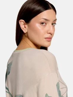 Betty Barclay Damen Strickpullover in taupe