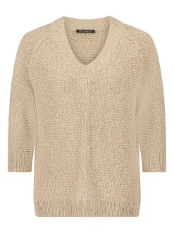 Betty Barclay Damen Strickpullover in beige