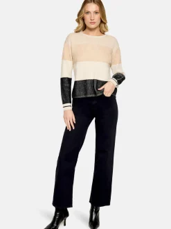 Betty Barclay Damen Strickpullover in schwarz