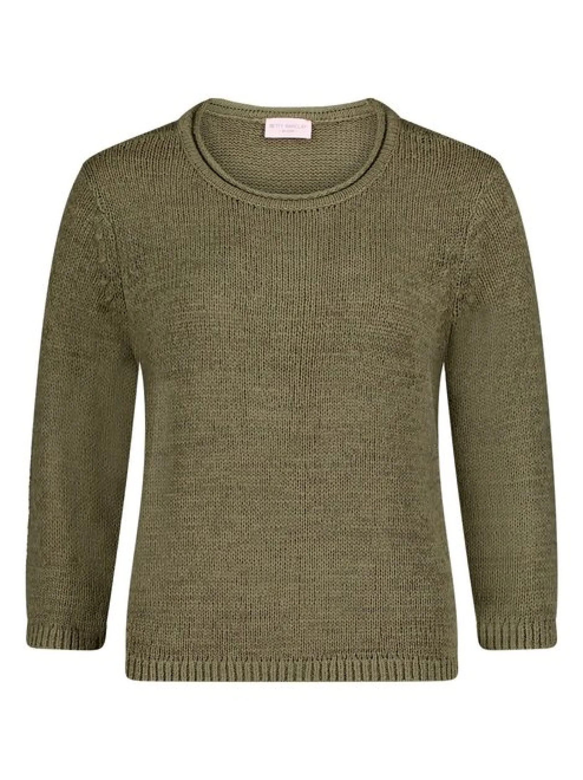 Betty Barclay Damen Strickpullover in khaki oliv