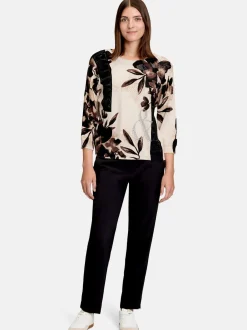 Betty Barclay Damen Strickpullover in mehrfarbig beige