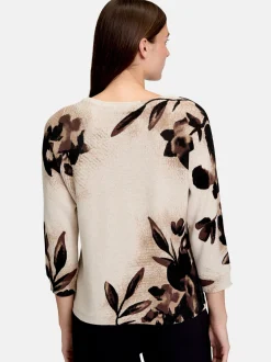 Betty Barclay Damen Strickpullover in mehrfarbig beige