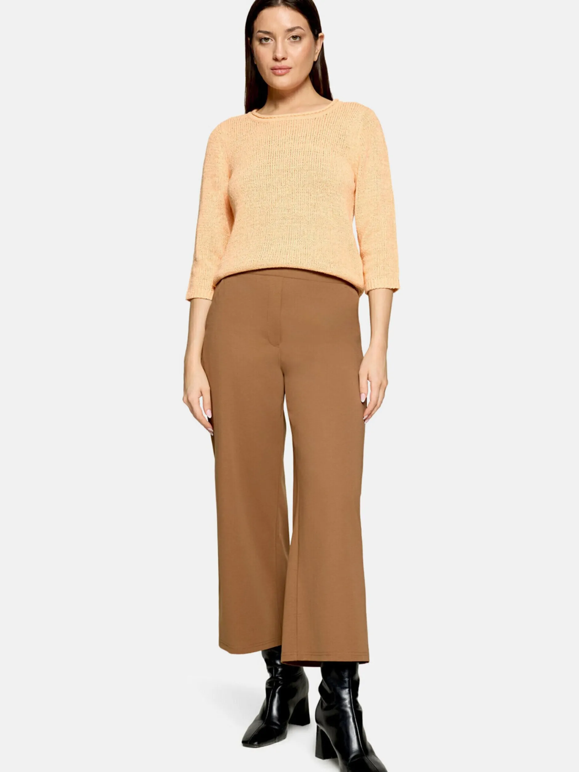 Betty Barclay Damen Strickpullover in aprikot
