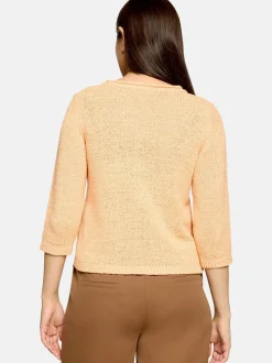 Betty Barclay Damen Strickpullover in aprikot
