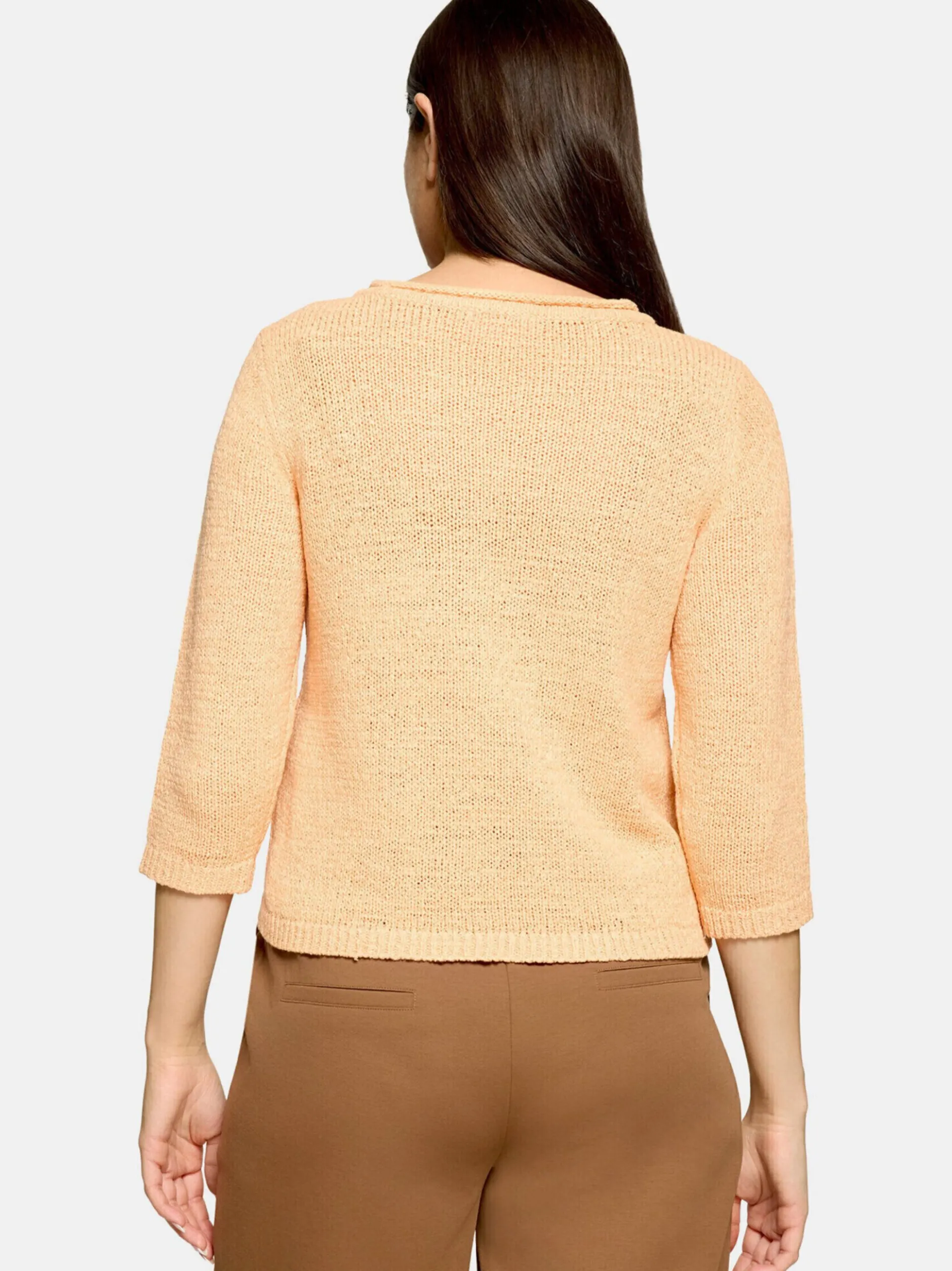 Betty Barclay Damen Strickpullover in aprikot