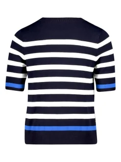 Betty Barclay Damen Strickpullover in marine mehrfarbig