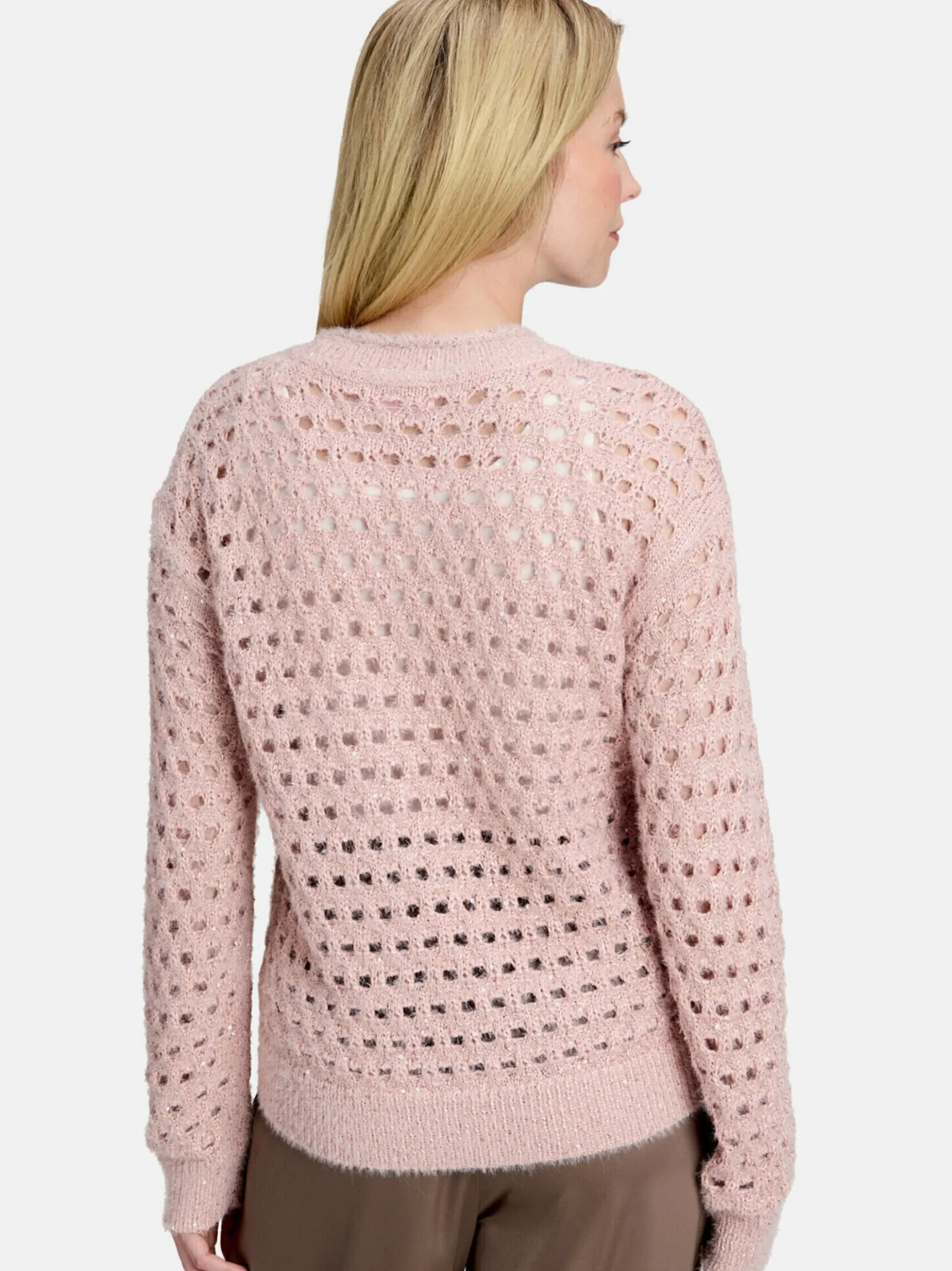 Betty Barclay Damen Strickpullover in rosa altrosa