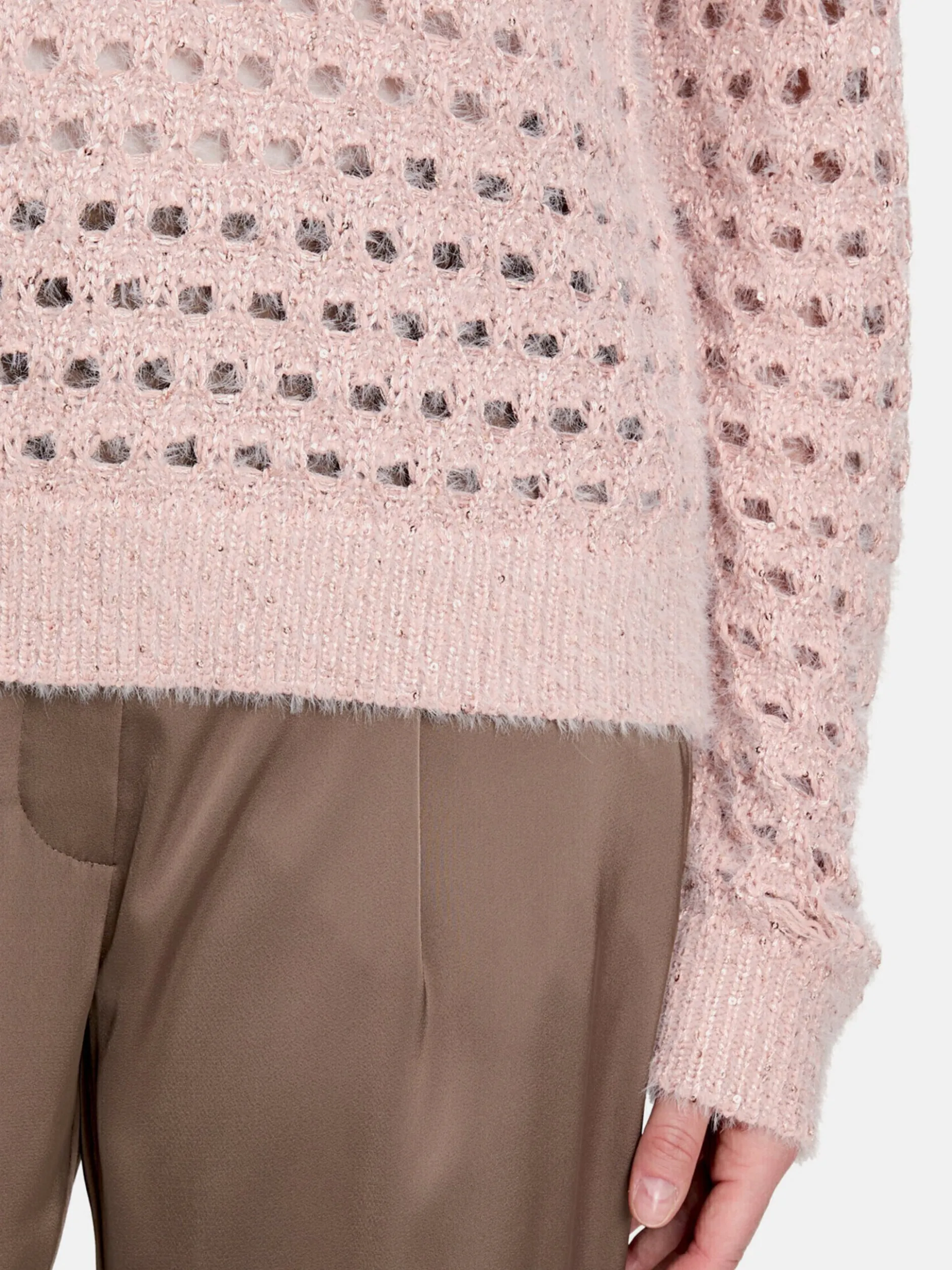 Betty Barclay Damen Strickpullover in rosa altrosa