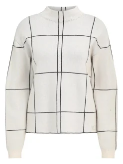 Betty Barclay Damen Strickpullover in beige grau