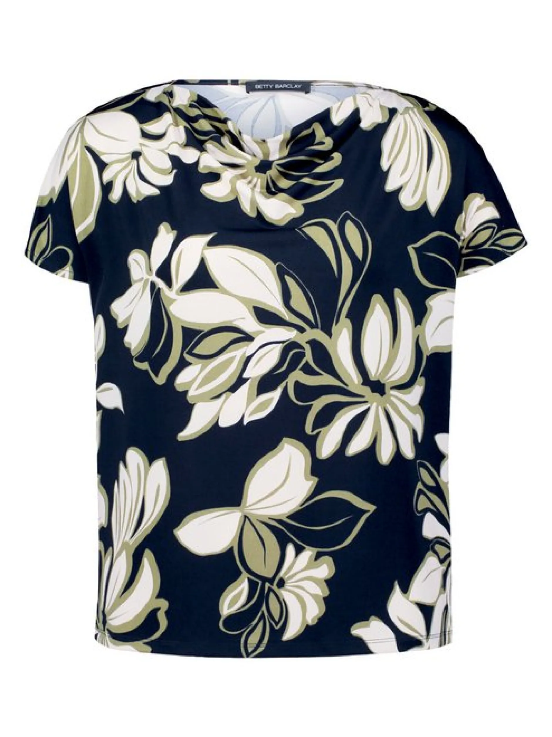 Betty Barclay Damen T-Shirt in blau mehrfarbig