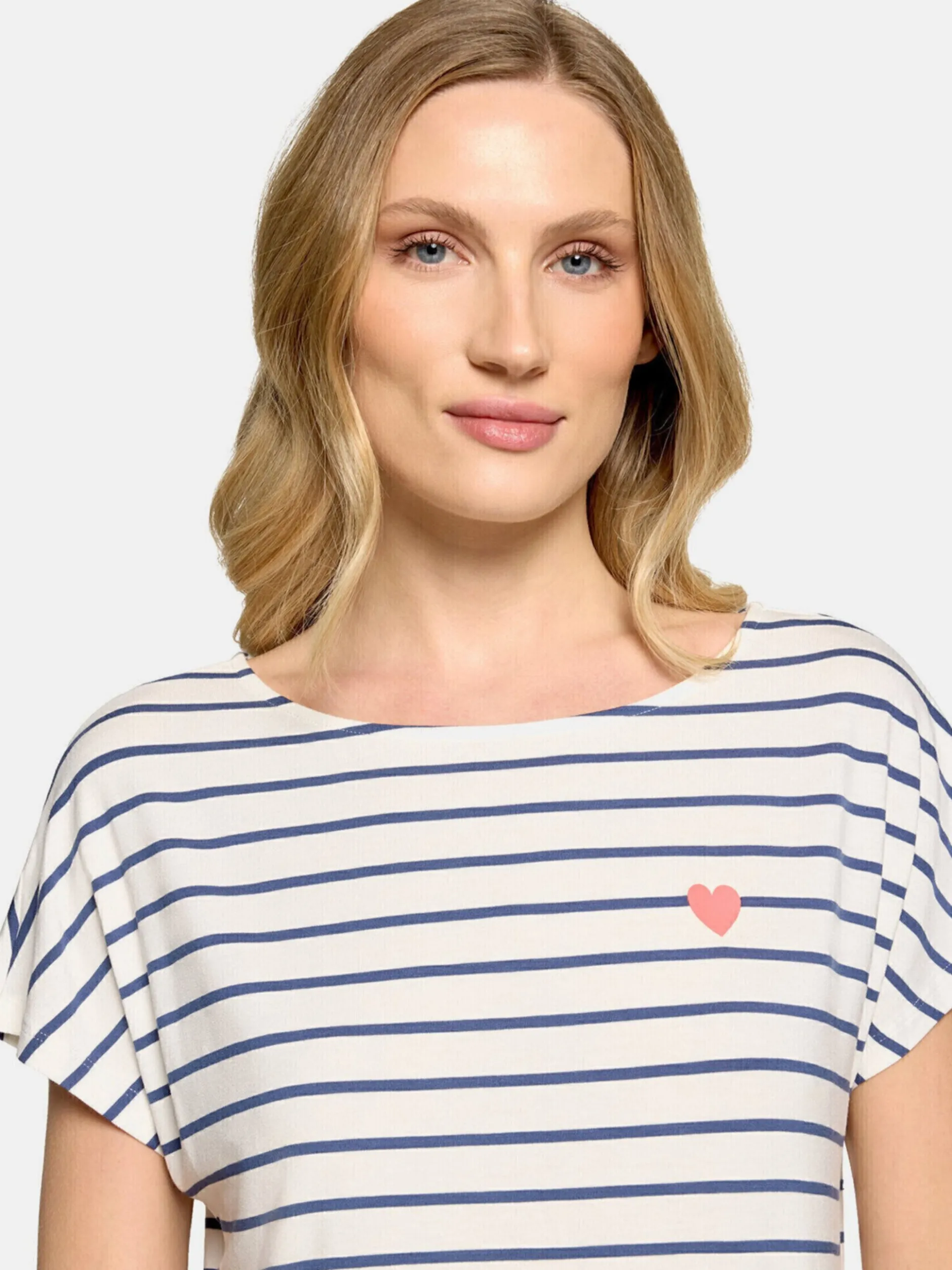 Betty Barclay Damen T-Shirt in blau mehrfarbig
