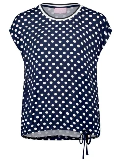 Betty Barclay Damen T-Shirt in blau weiß