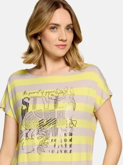 Betty Barclay Damen T-Shirt in mehrfarbig beige