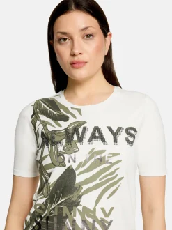 Betty Barclay Damen T-Shirt in ecru