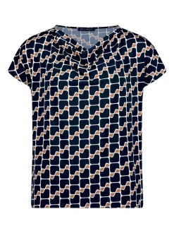 Betty Barclay Damen T-Shirt in marine mehrfarbig