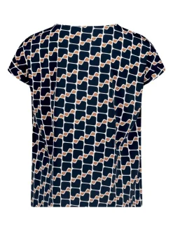 Betty Barclay Damen T-Shirt in marine mehrfarbig