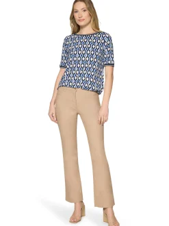 Betty Barclay Damen T-Shirt in blau ecru