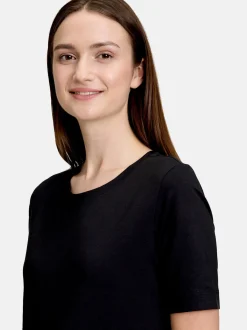 Betty & Co Damen Basic Shirt in schwarz