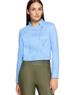 Betty & Co Damen Blousonjacke in blau