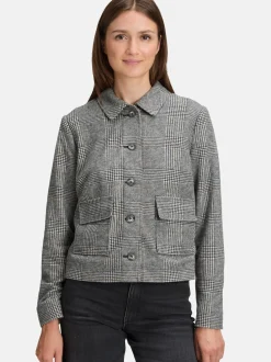 Betty & Co Damen Casual-Jacke in schwarz mehrfarbig