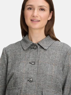 Betty & Co Damen Casual-Jacke in schwarz mehrfarbig