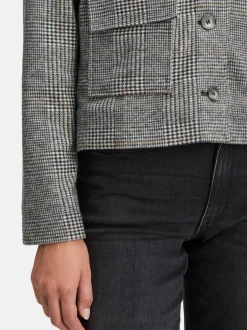 Betty & Co Damen Casual-Jacke in schwarz mehrfarbig