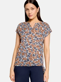Betty & Co Damen Casual-Shirt in beige braun