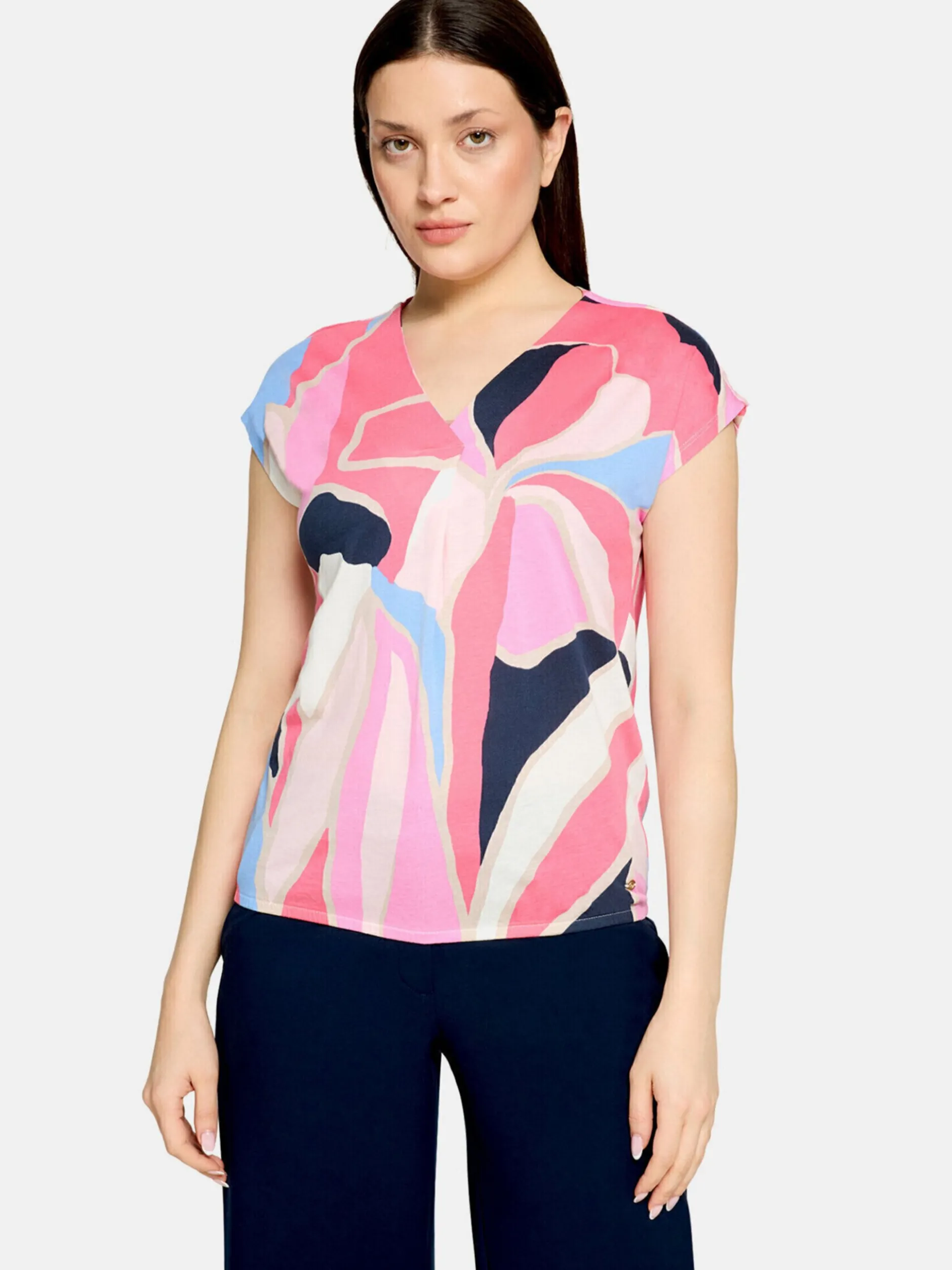 Betty & Co Damen Casual-Shirt in mehrfarbig